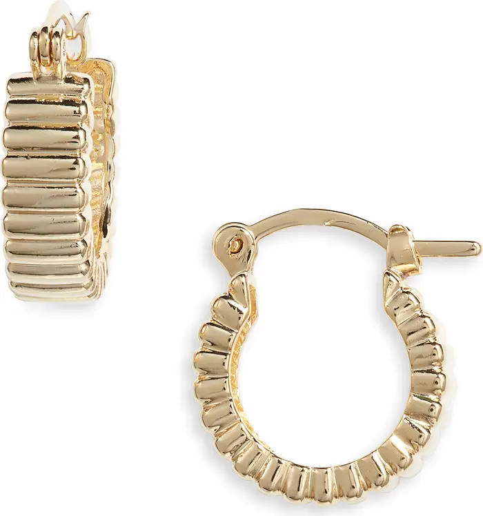 Set & Stones Jules Ridge Hoop Earrings | Nordstrom | Nordstrom