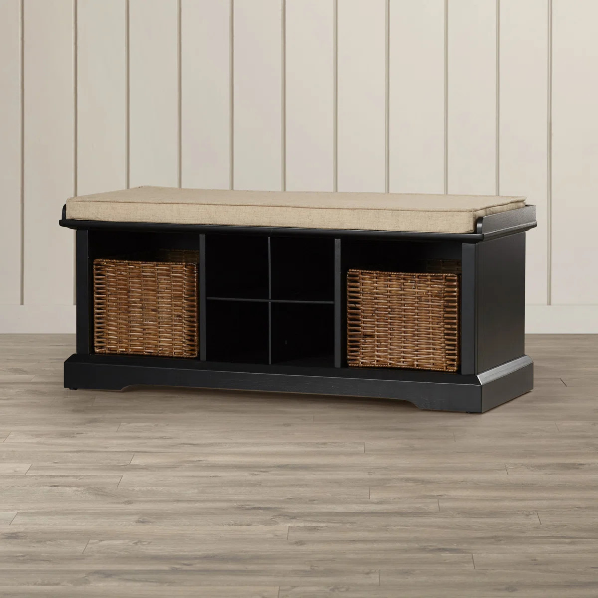 Agora Polyester Blend Upholstered Storage Bench | Wayfair North America