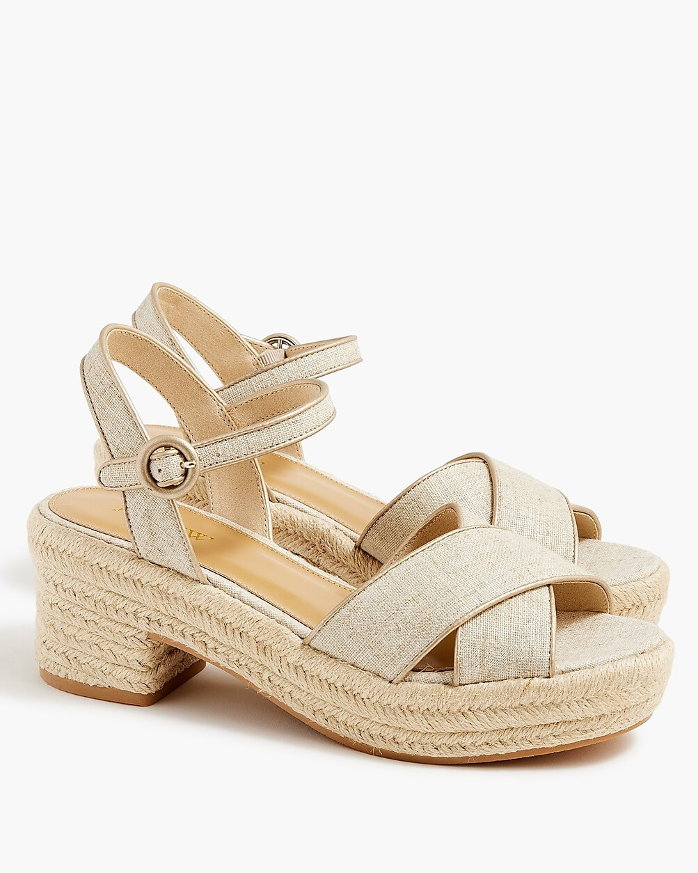 Platform espadrille sandals | J.Crew Factory