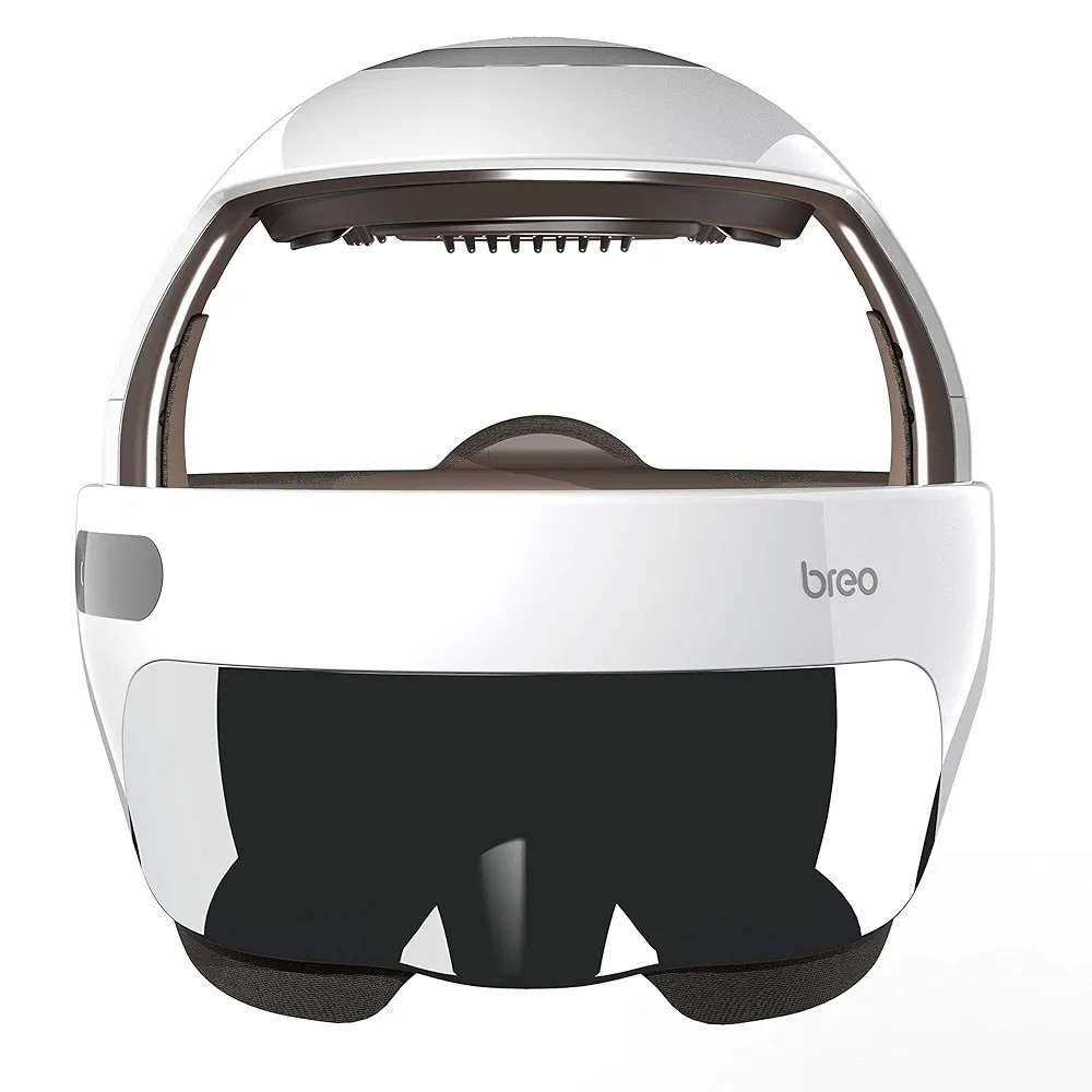 Breo iDream5s Electric Head Massager, Eye & Neck Massage Helmet with Heat, Kneading, Pressure, AP... | Amazon (US)