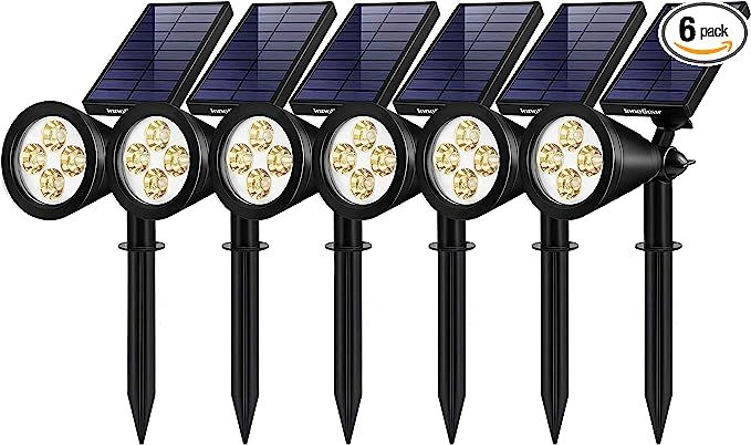 InnoGear Solar Outdoor Lights, Solar Lights Outdoor Waterproof Solar Spot Lights Outdoor Spotligh... | Amazon (US)