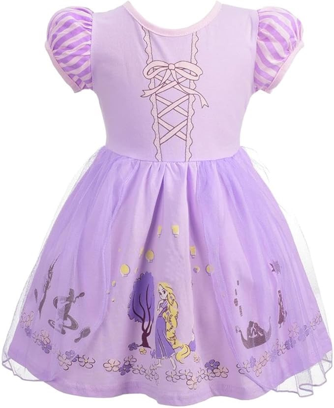 Dressy Daisy Princess Dress Up Clothes Halloween Fancy Party Tulle Skirt Summer Outfit for Baby &... | Amazon (US)