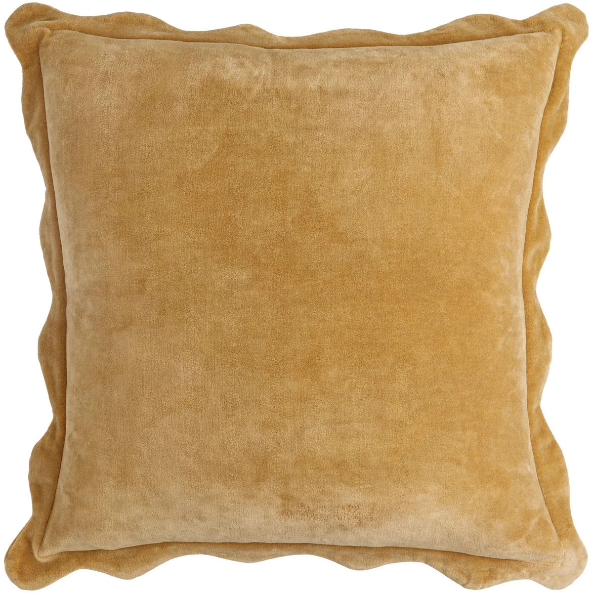 Collier Scalloped Edges Cotton Reversible Throw Pillow | Wayfair North America