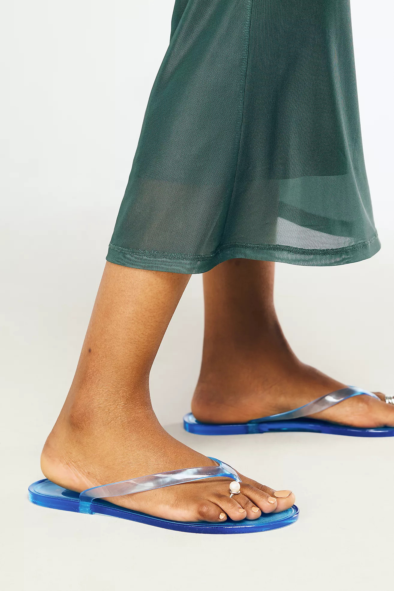 Celandine Jelly Flip Flops | Anthropologie (US)