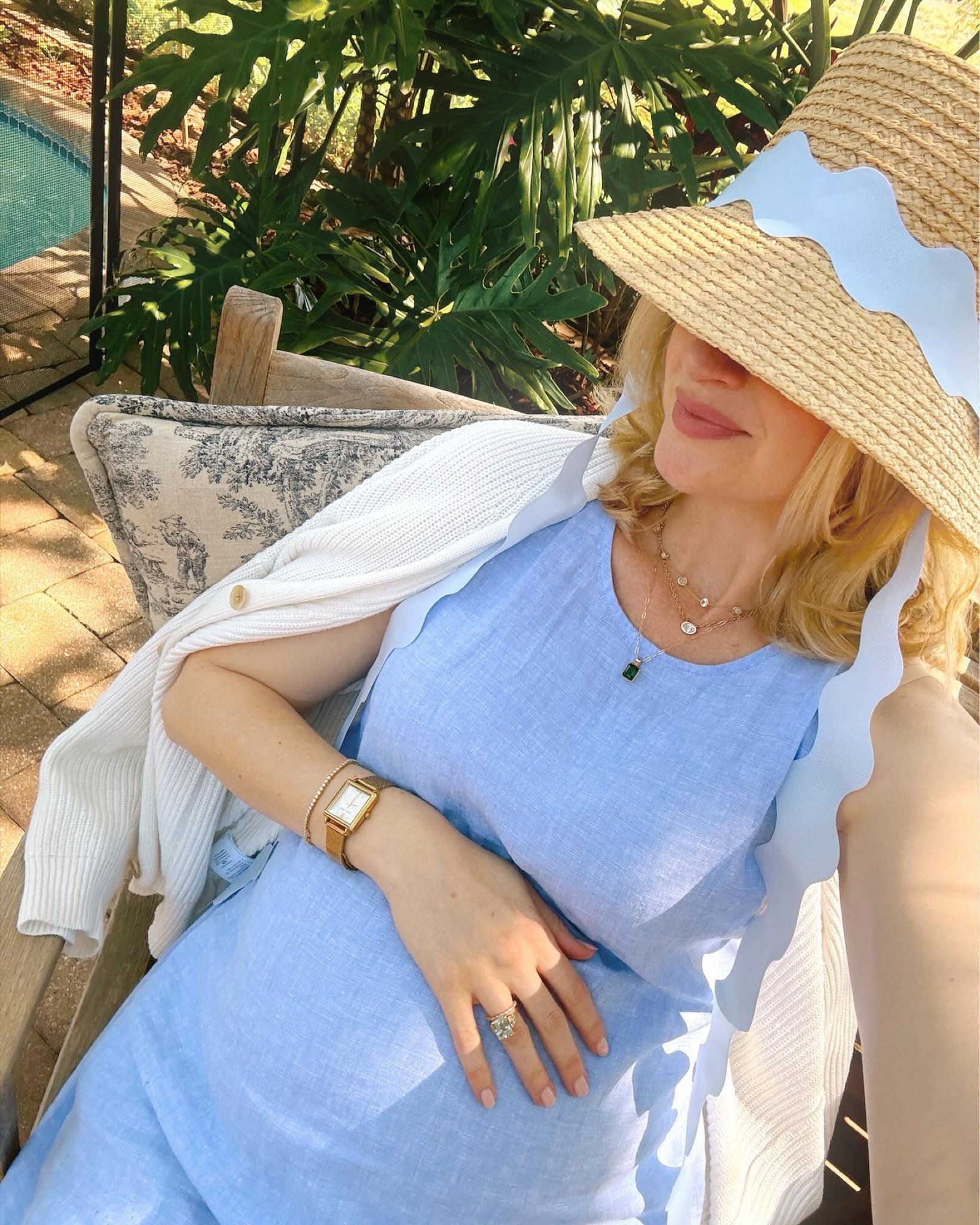 Wearing a size medium/tall in this dress! I sized up from my regular size and went to a size tall to accommodate the bump! 

#LTKbaby #LTKbump #LTKtravel