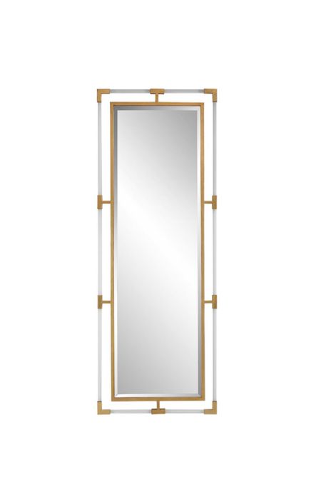 Gold and acrylic mirror,
Full length mirror, home decor, home mirror, large mirror 

#LTKHome