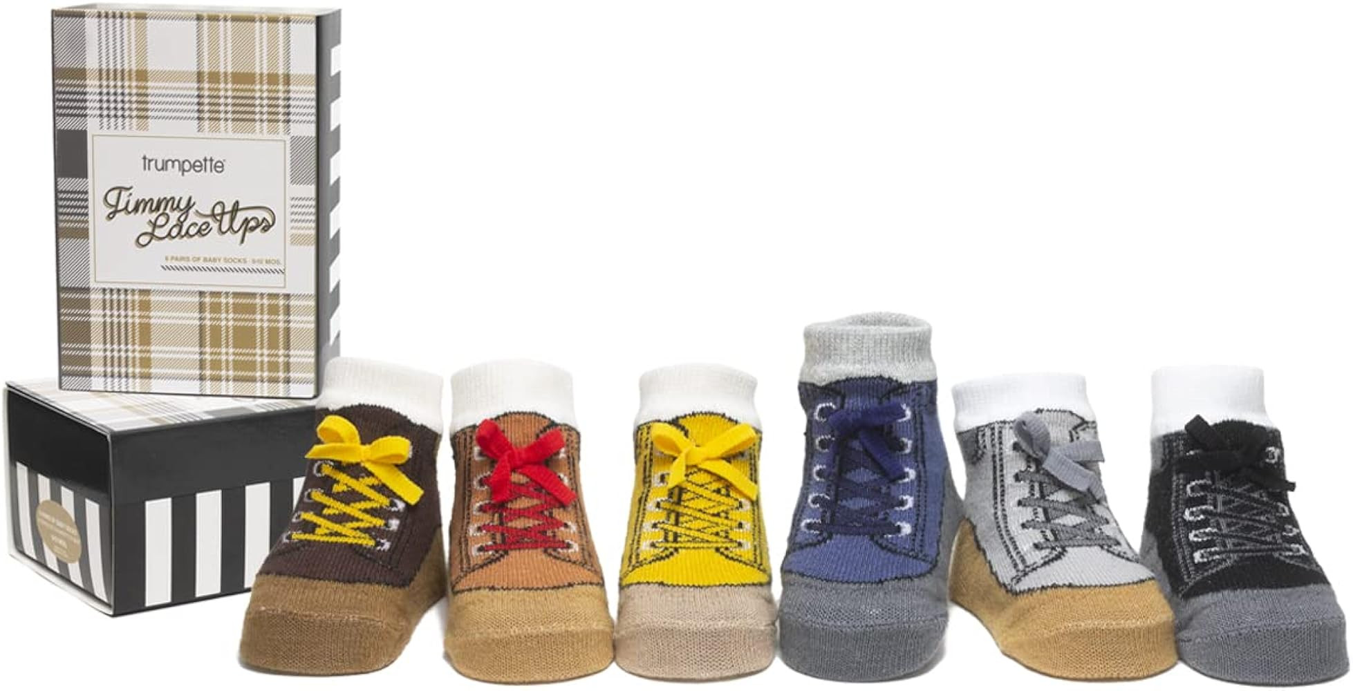 Trumpette Baby Boy/Girl Sock Set for Infant-Toddler, 6-pack, Unisex, 0-24 Months | Amazon (US)