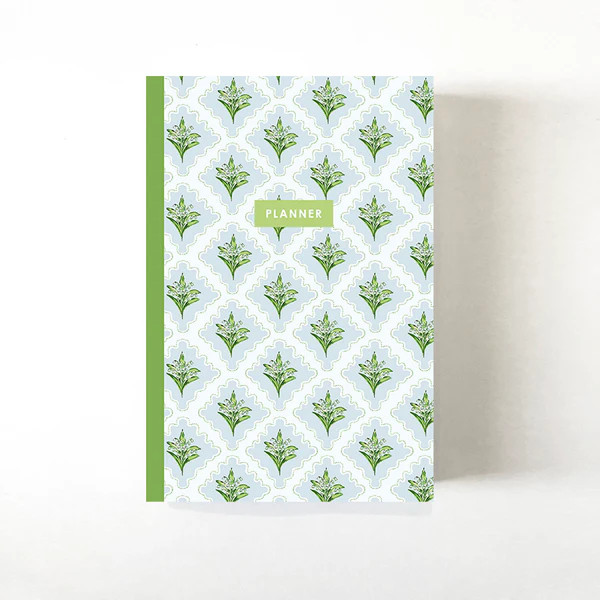 Undated Monthly/Weekly Planner, Boykin Print | Evelyn Henson