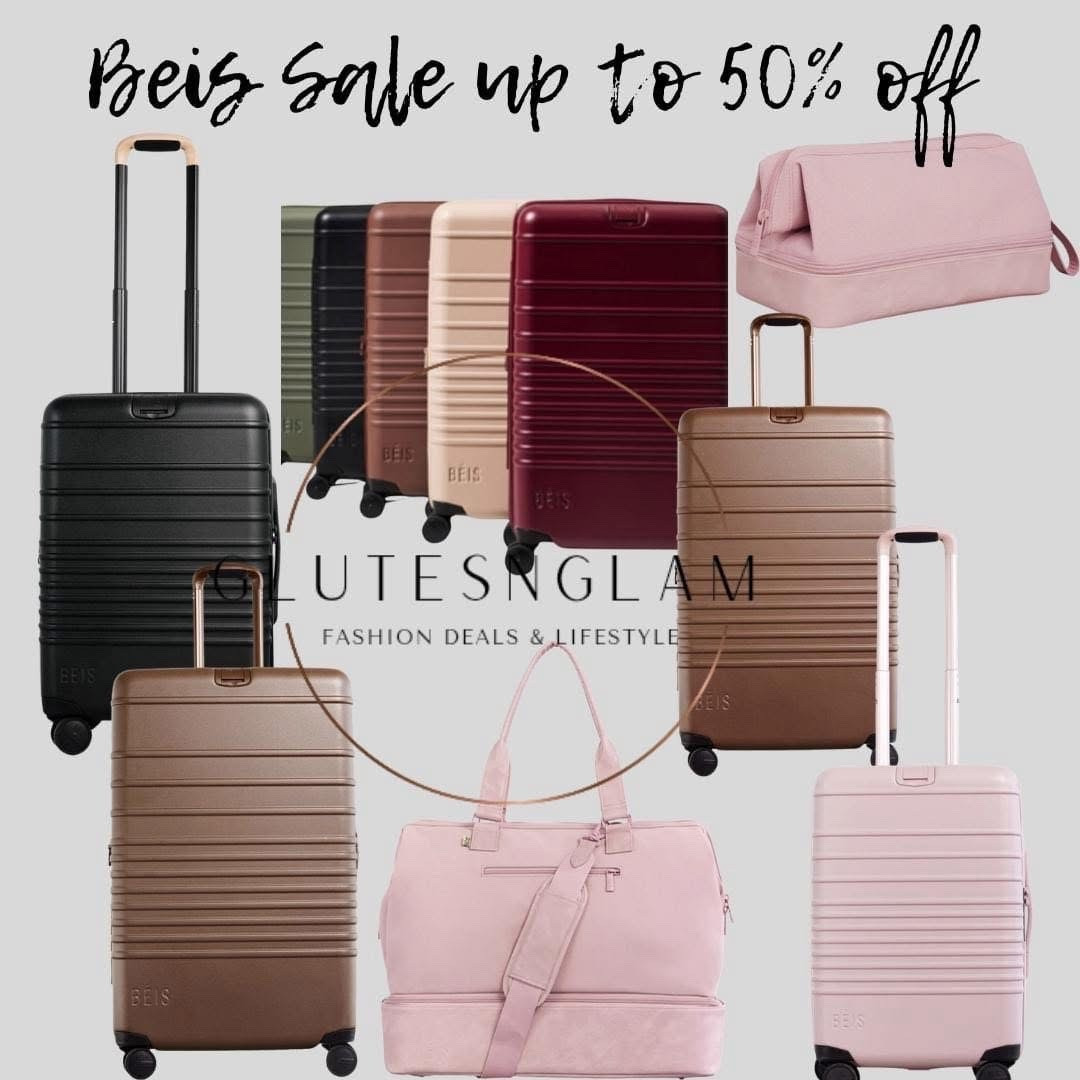 Have Summer travel plans! Beis luggage is on sale up to 50% off!! Luggage sets, carry on, Beis travel.

#LTKSaleAlert #LTKSeasonal #LTKTravel