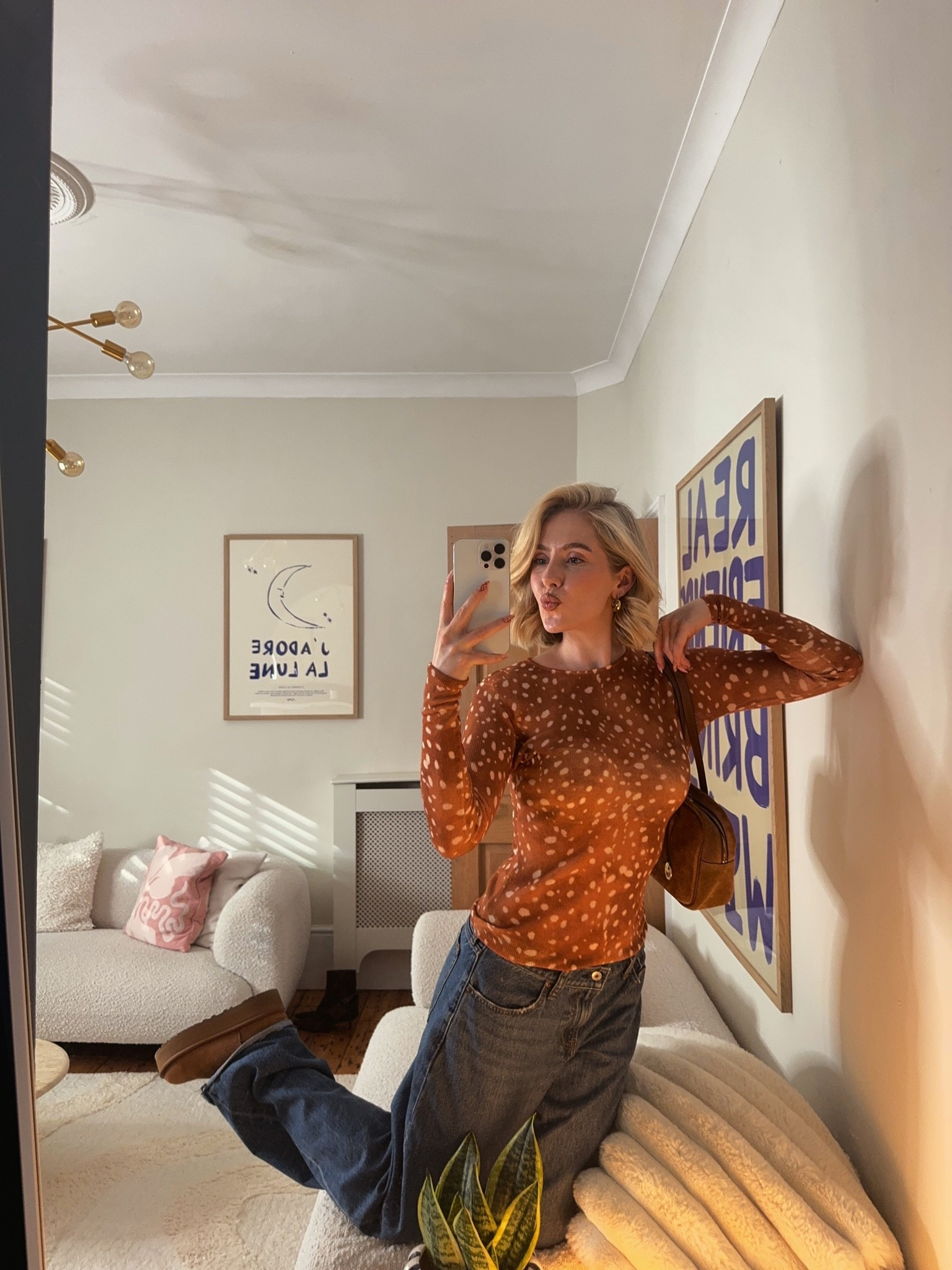 cute autumnal Bambi print top 🍁🍂🦌 #bambi #animalprint #zara #autumn