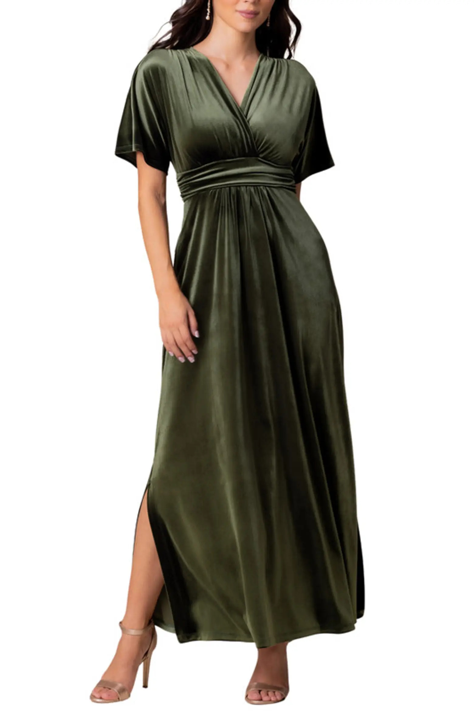 Kiyonna Verona Velvet Evening Gown (Women) | Nordstrom | Nordstrom