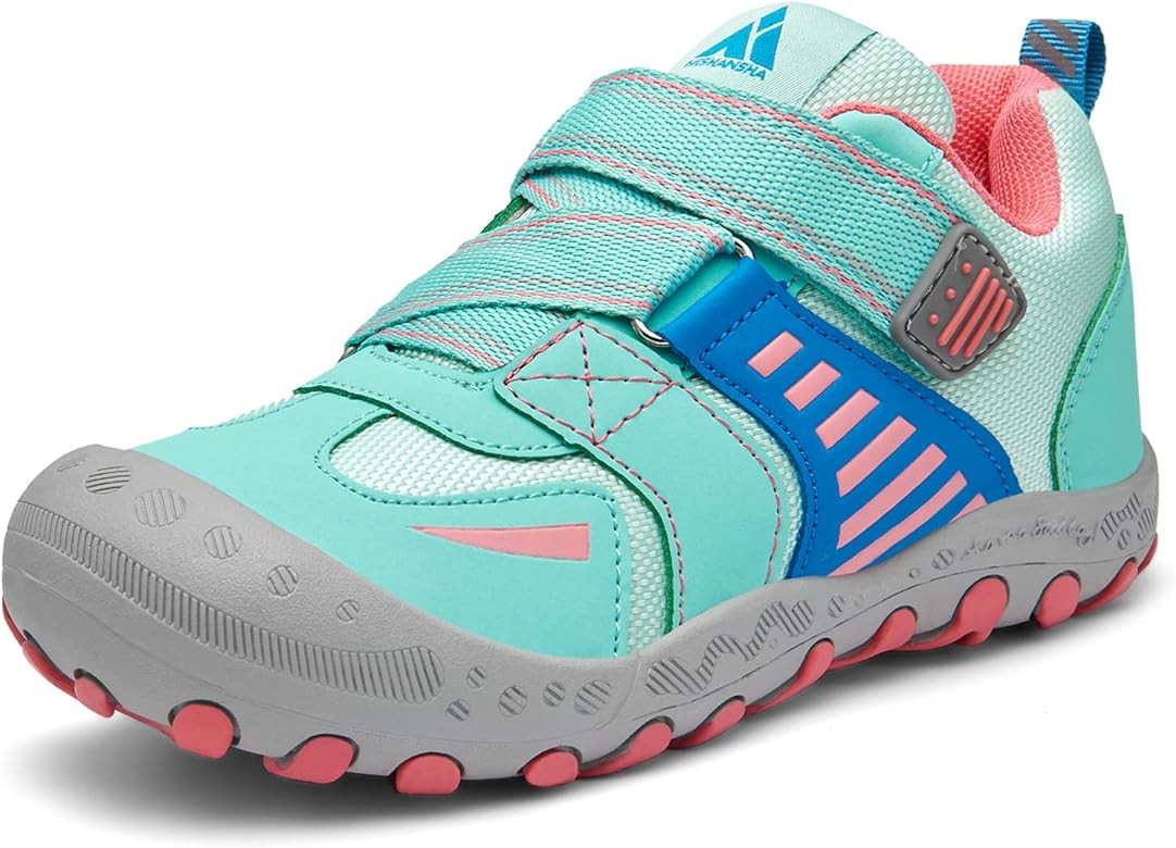 Mishansha Boys Girls Hiking Shoes Mesh Knit Low Top Sneakers Outdoor Trekking Walking Climbing Ru... | Amazon (US)