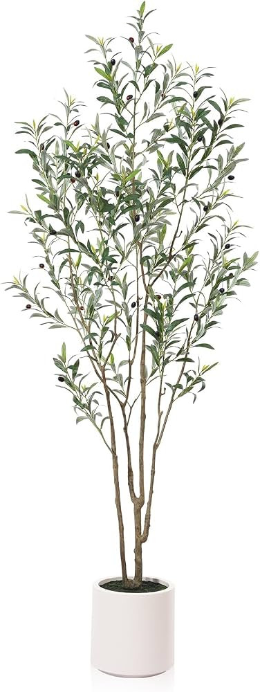 LOMANTO Artificial Olive Trees, 7 ft Tall Fake Olive Trees for Indoor | Amazon (US)
