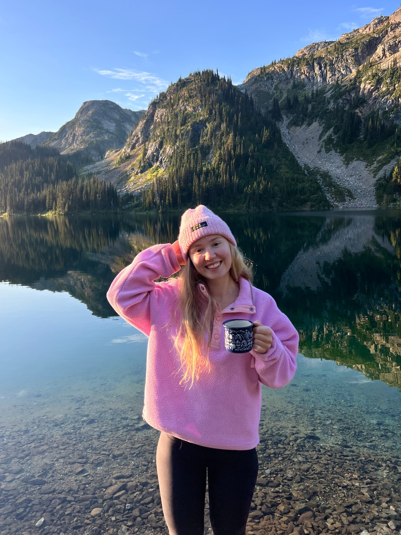 My fave fleece!! They don’t always have this color, but I ordered an XS