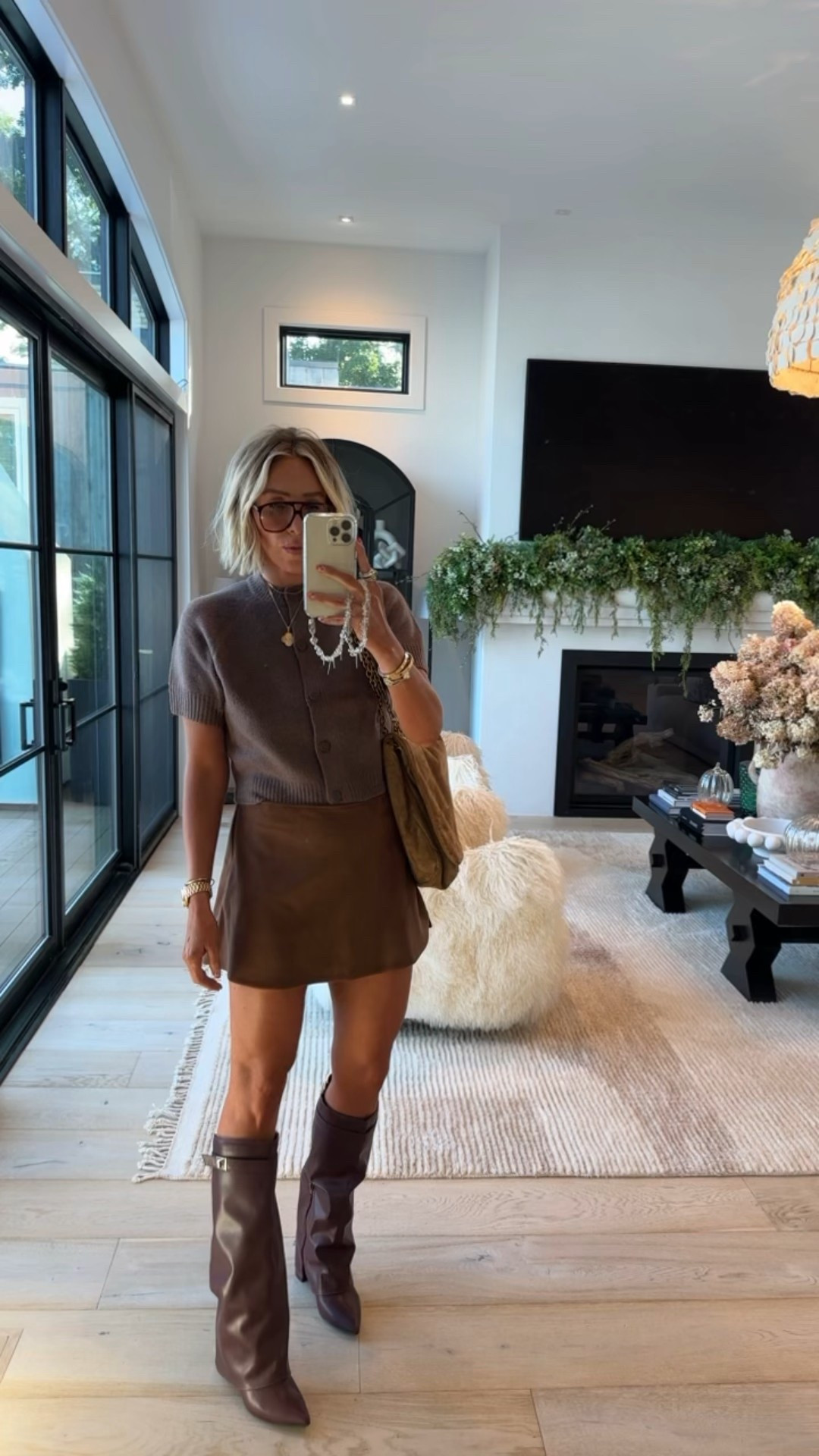 Whole look for less than $100.00 .. including boots 🤯🤯🤯 small in both top and skort 