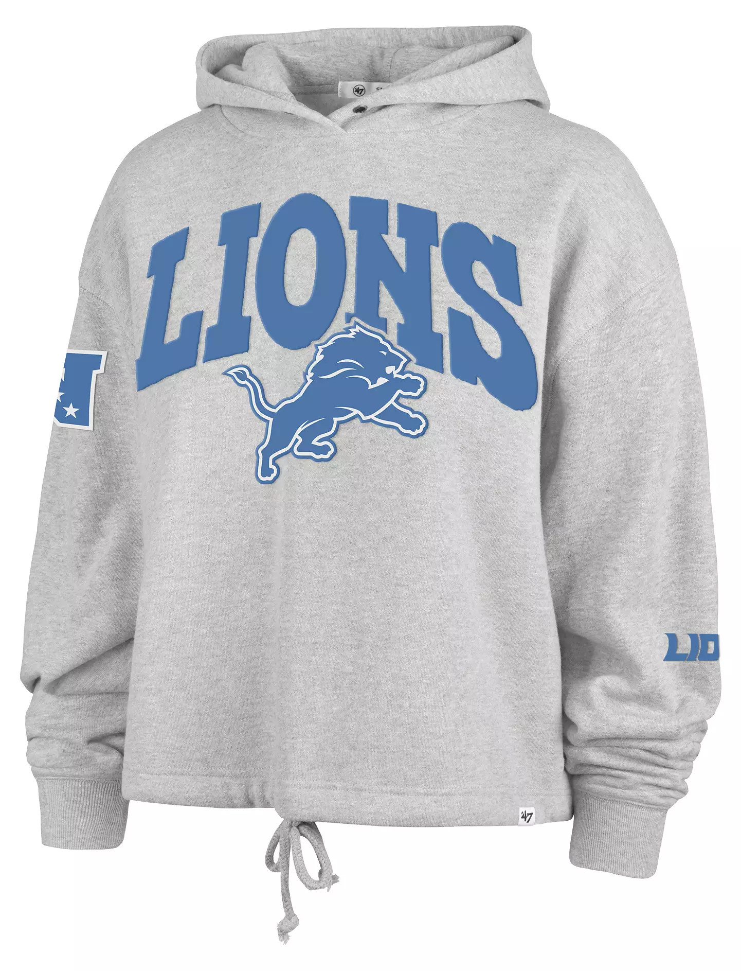'47 Women's Detroit Lions Grey High Hopes Pullover Hoodie | DICK'S Sporting Goods