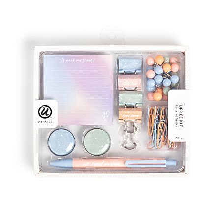 U Brands Novelty Stationery Kit Galactic Mirage Kit Of 80 Pieces - Office Depot | Office Depot and OfficeMax 
