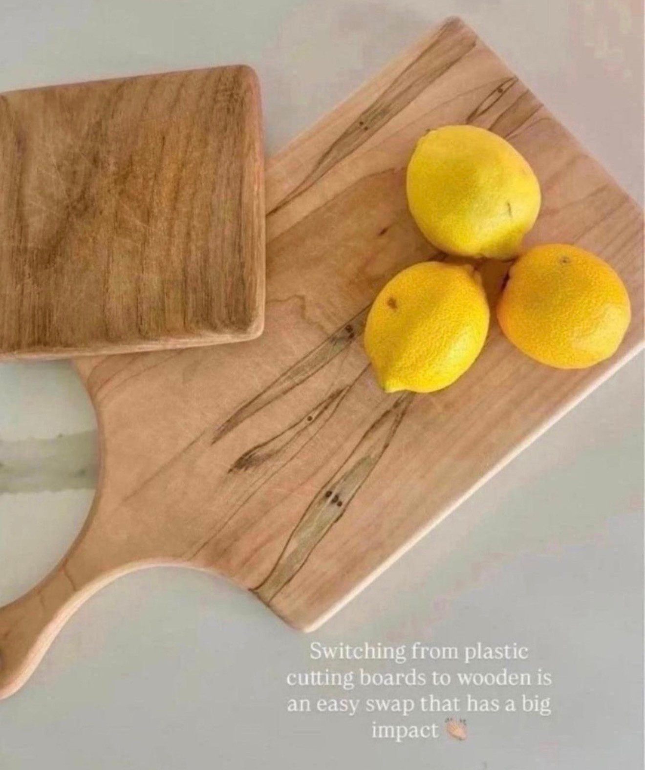 Switching from plastic to wooden cutting boards is such an easy way reduce plastic in your home.

#LTKHome #LTKselfcare