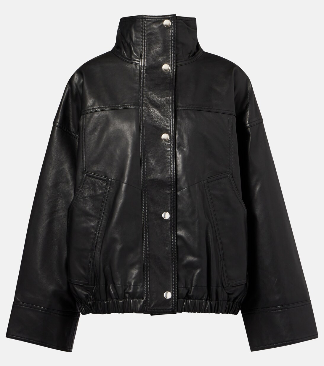 Leather bomber jacket | Mytheresa (UK)