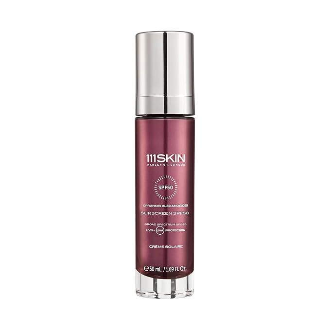 111SKIN Sunscreen SPF 50, Mineral Face and Non Greasy Sunscreen for Daily Use, Broad-Spectrum UVA... | Amazon (US)