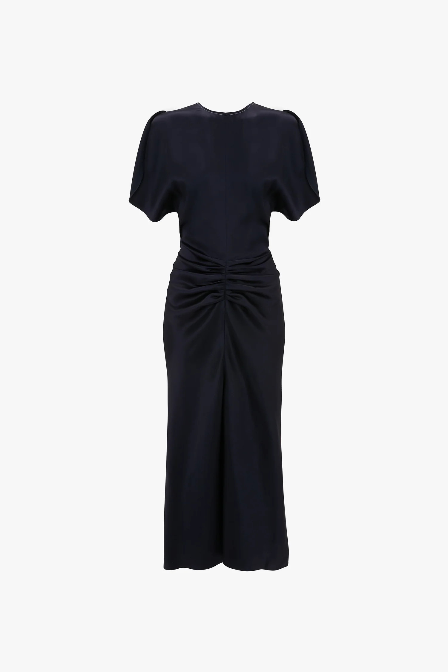 Bela Midi Dress In Midnight | Victoria Beckham UK