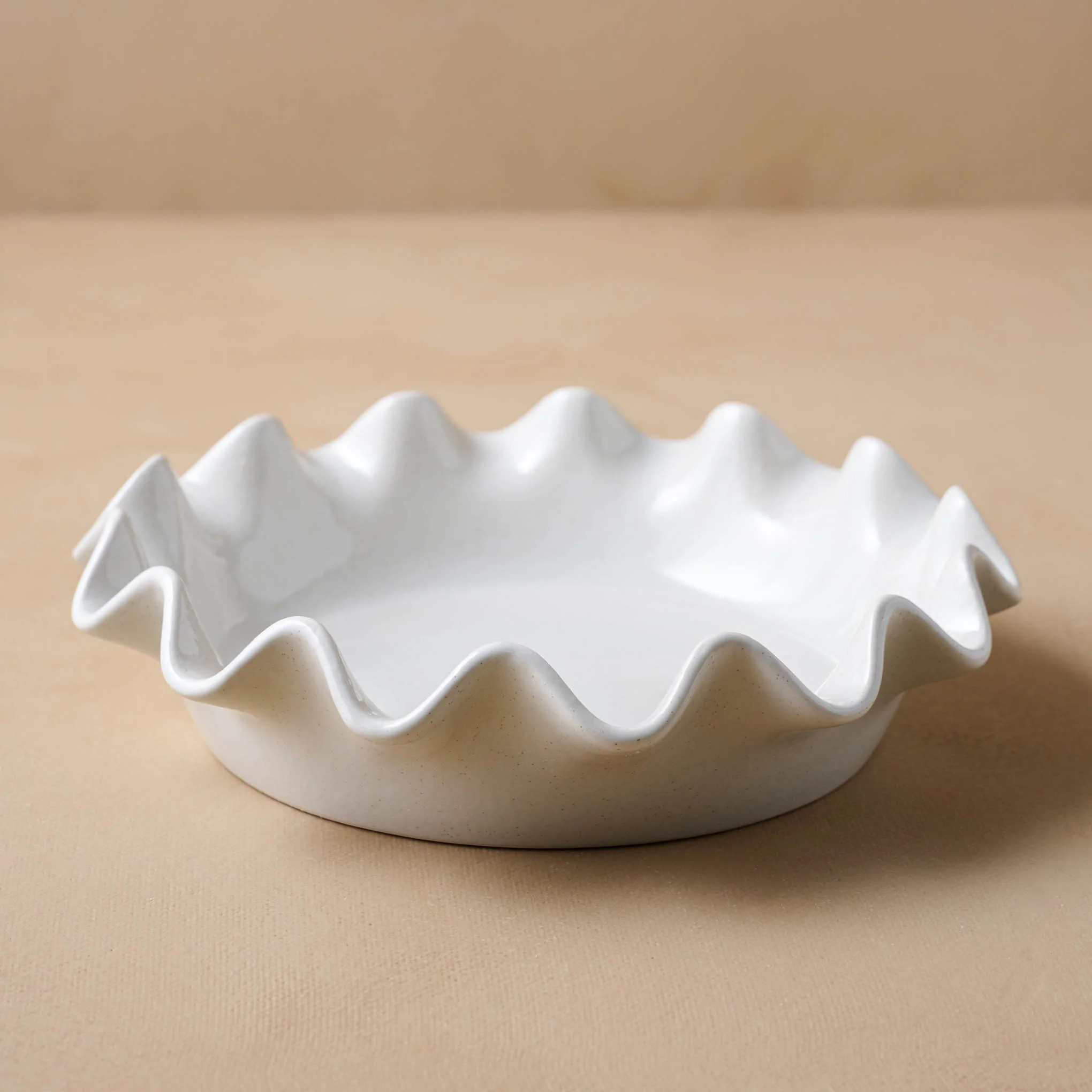 Cream Speckled Pie Dish | Magnolia