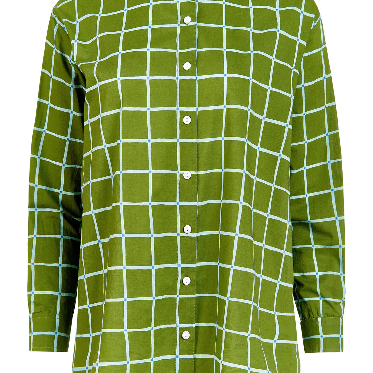 Boyfriend Shirt, Boxwood Grid | Livro
