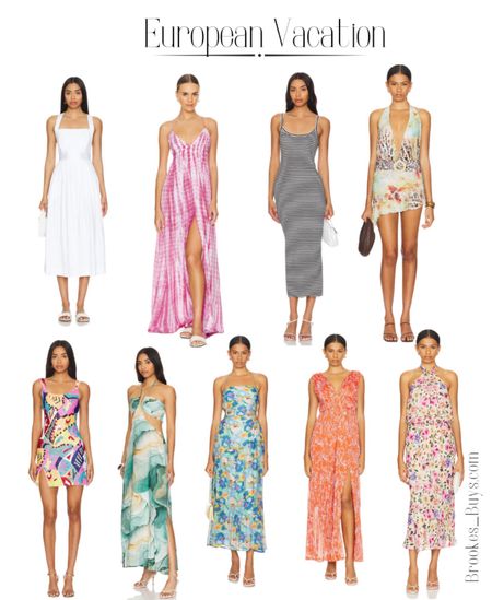 These dresses are perfect for a European vacation or summer party #europeanoutfit #summerdresses  