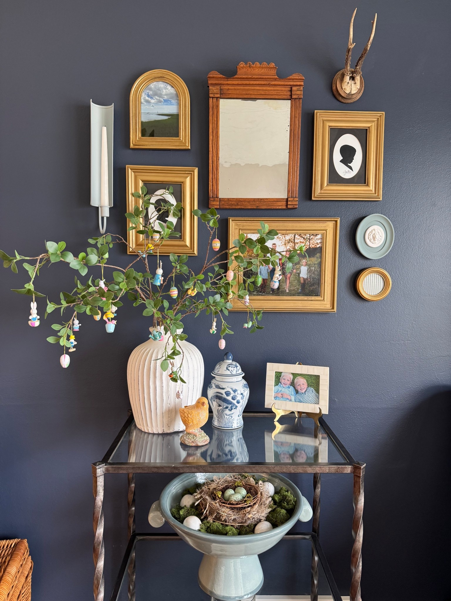 Couldn’t help myself- I decorated for Easter. ✝️🩷🐇

#easter #decor #eastertree #home #organizeddwelling 

#LTKHome #LTKdayinmylife #LTKmomlife