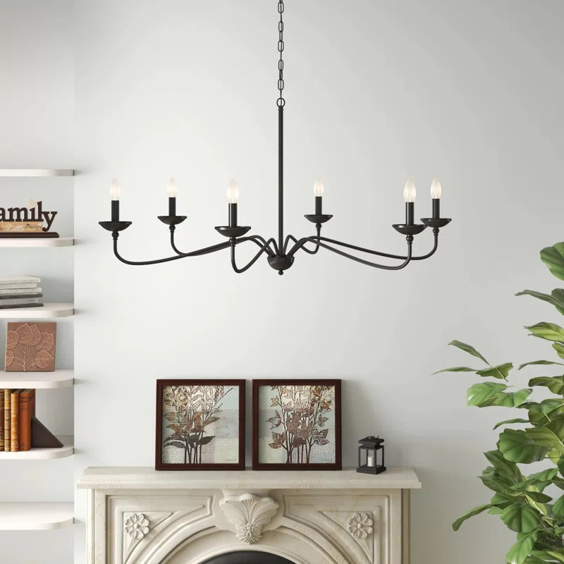 Ralls 6-Light Farmhouse Metal Chandelier | Wayfair North America