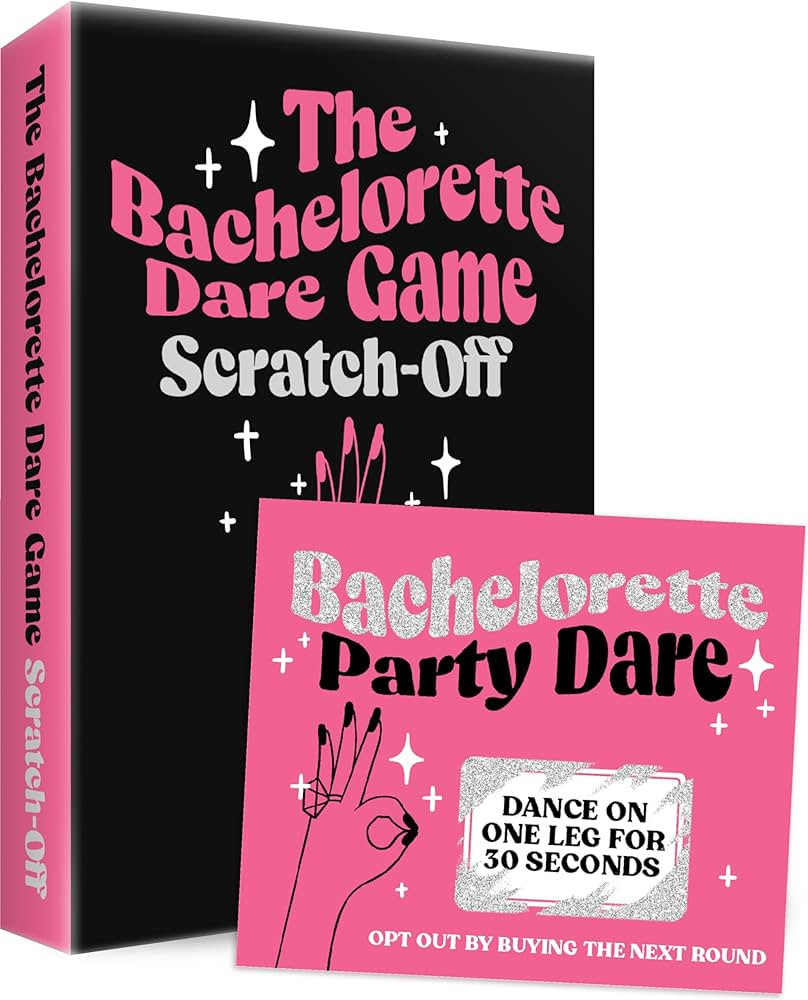 The Bachelorette Dare Game - Bachelorette Party Game - 25 Scratch Off Bachelorette Dare Cards - F... | Amazon (US)
