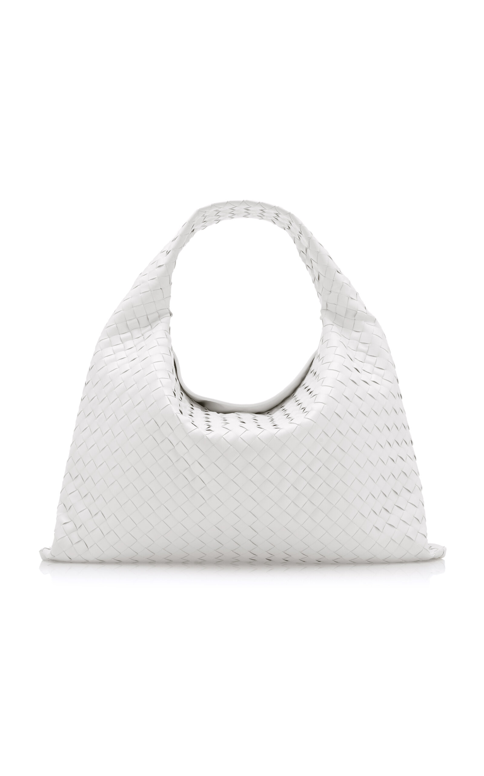 Bottega VenetaLarge Hop Intrecciato Leather Bag$4,400Color—WhiteAdd To BagRemove from Favorites... | Moda Operandi (Global)