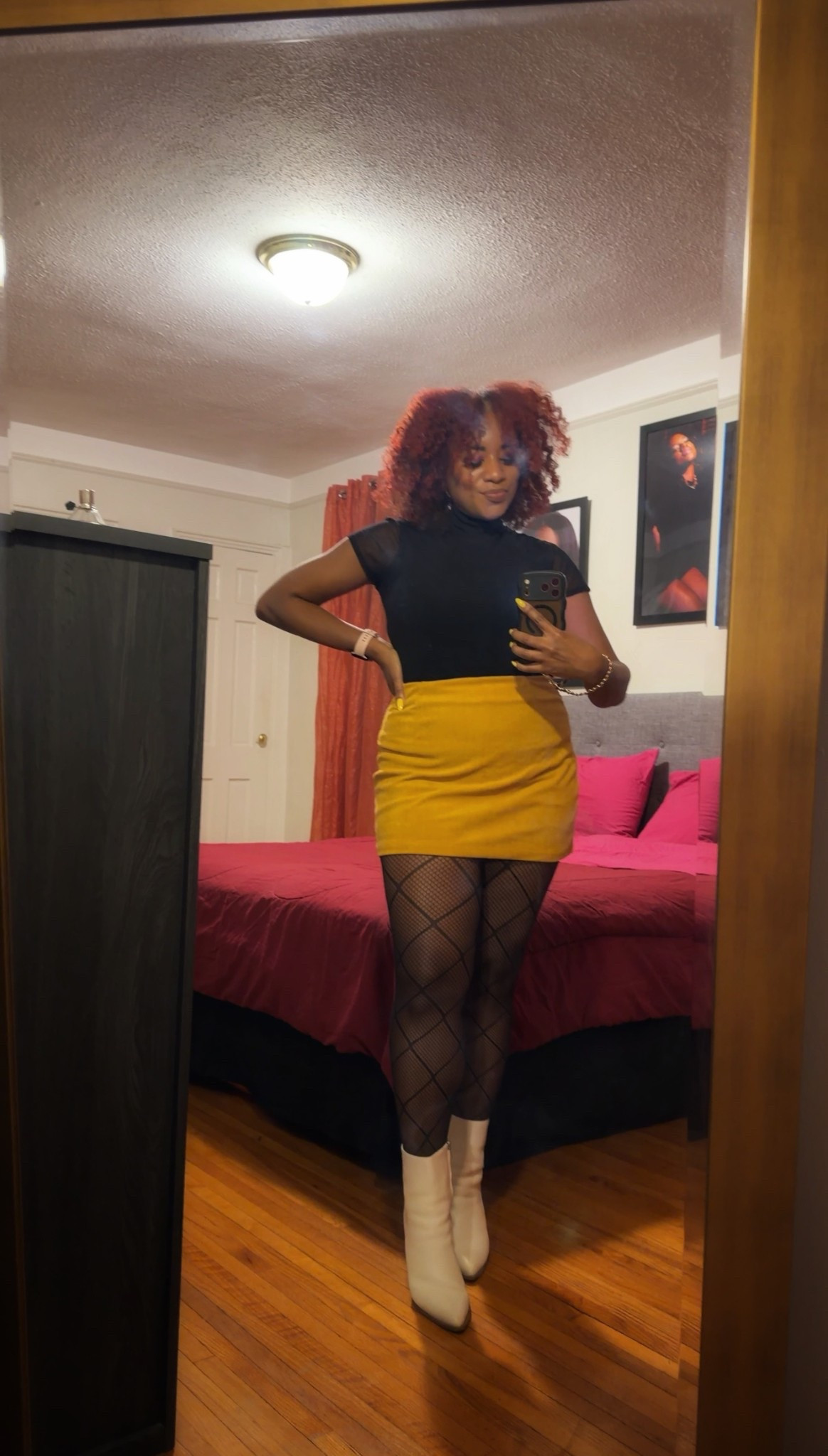 Out past my bedtime but at least my fit for dinner is cute 🥰 Corduroy mini skirt is courtesy of Halara and linked blow. The shirt is an oldie but goodie from Express and boots from Nine West. Linking some similar pieces as well :)

#LTKootd #LTKOver40 #LTKgrwm