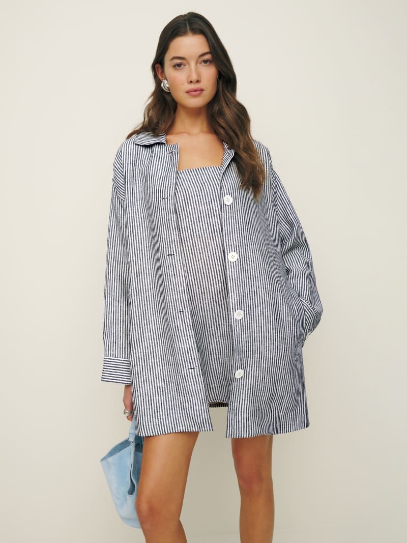 Irene Linen Jacket | Reformation (Global)