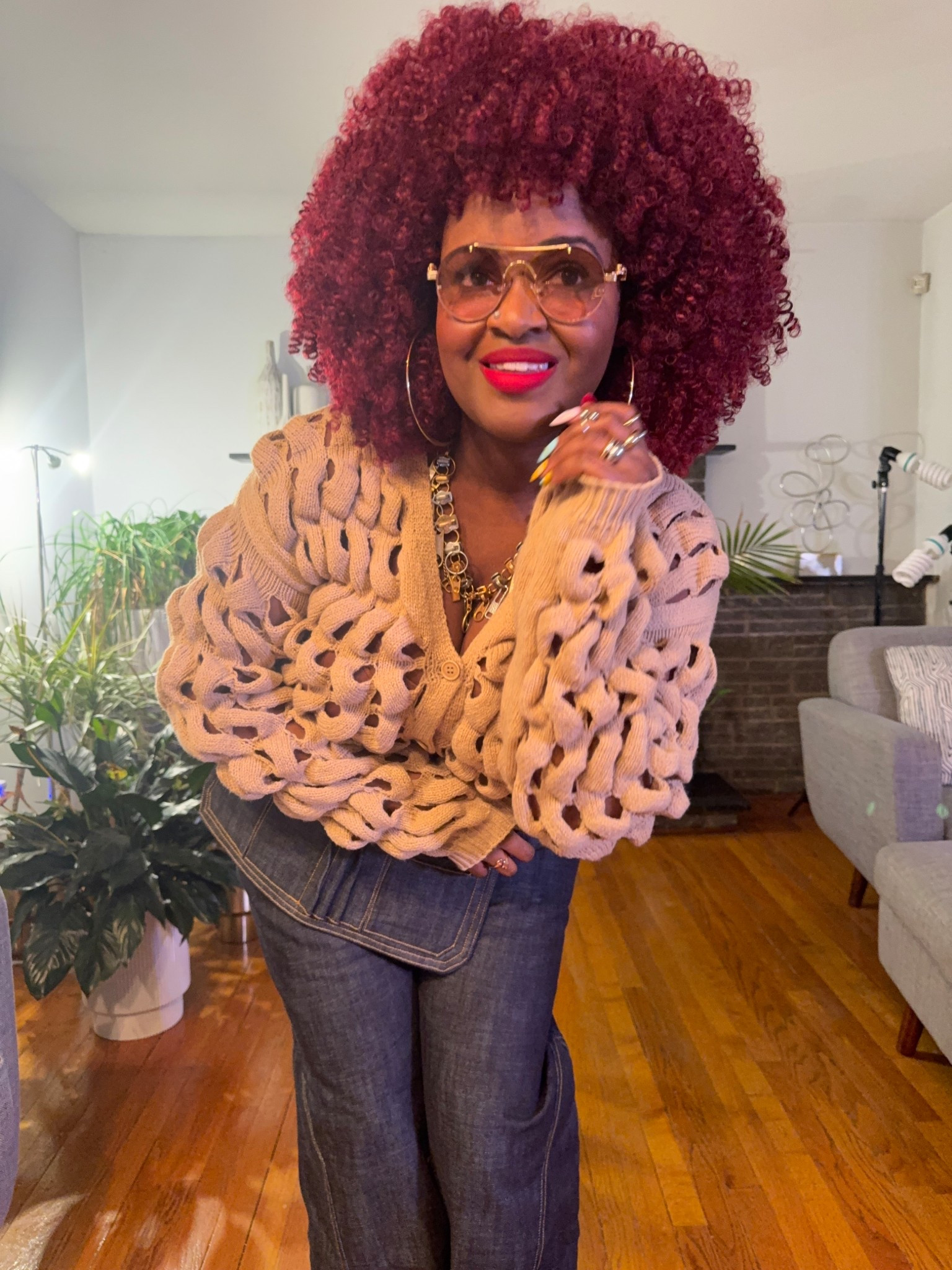 This is a must-have sweater if you're tired of the standard, boring cardigan. I love the structure and style of this piece—it's like wearable art and super affordable at under $35.

#LTKStyleTip #LTKMidsize #LTKFindsUnder50