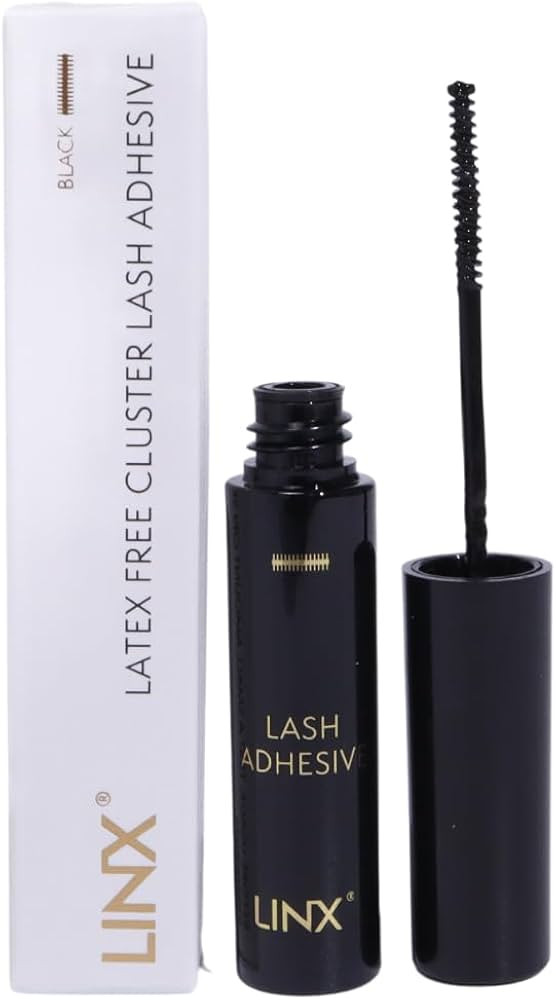 LINX Lash Glue Segmented DIY False Eyelash Cluster Adhesive Latex-Free Mirco Mascara Wand (Black) | Amazon (US)