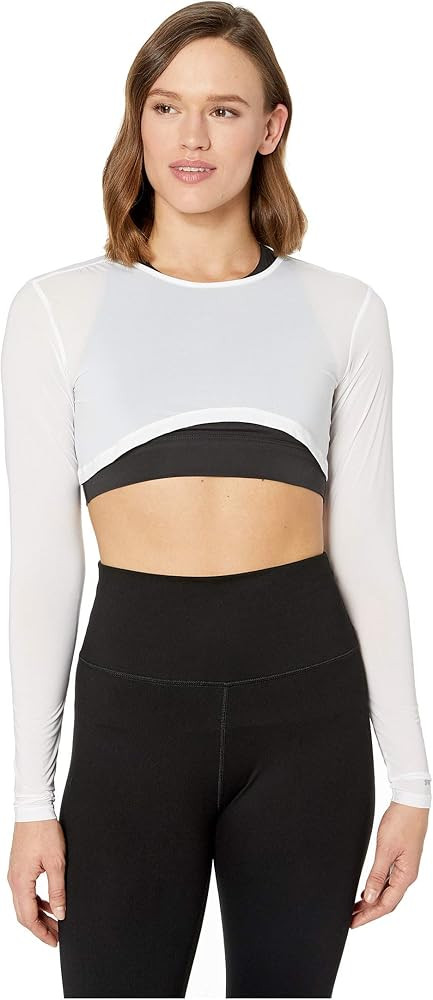 Jamie Sadock Sunsense® 35 SPF Lightweight Long Sleeve Crew Neck Crop Layering Top | Amazon (US)