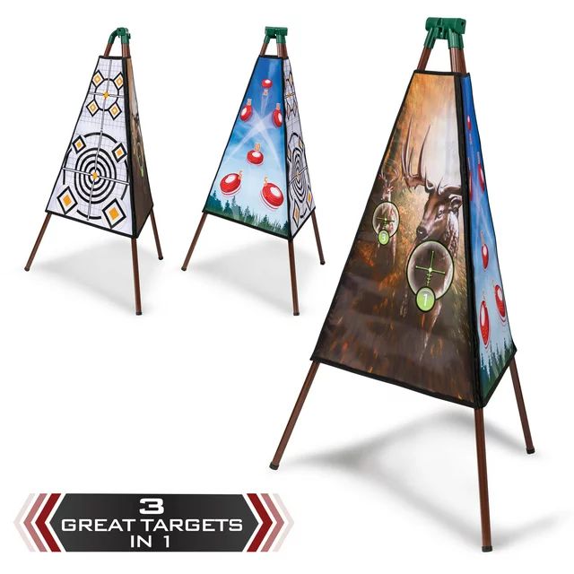 Majik 3-in-1 Hunting Target Trainer, 52 in x 31 in Shooting and Archery Foldable Game System; 3.3... | Walmart (US)