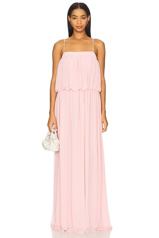 Larissa Maxi Dress in Dusty Rose | Revolve Clothing (Global)