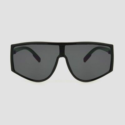 Women's Shield Sunglasses with Smoke Lenses - All in Motion™ Black | Target