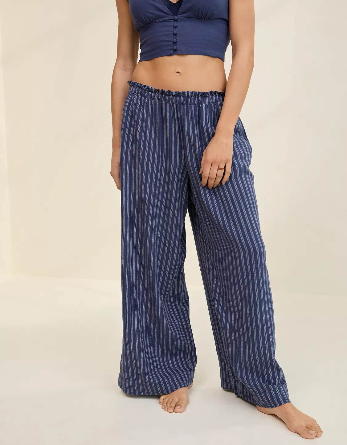 Aerie Linen Blend Trouser | Aerie
