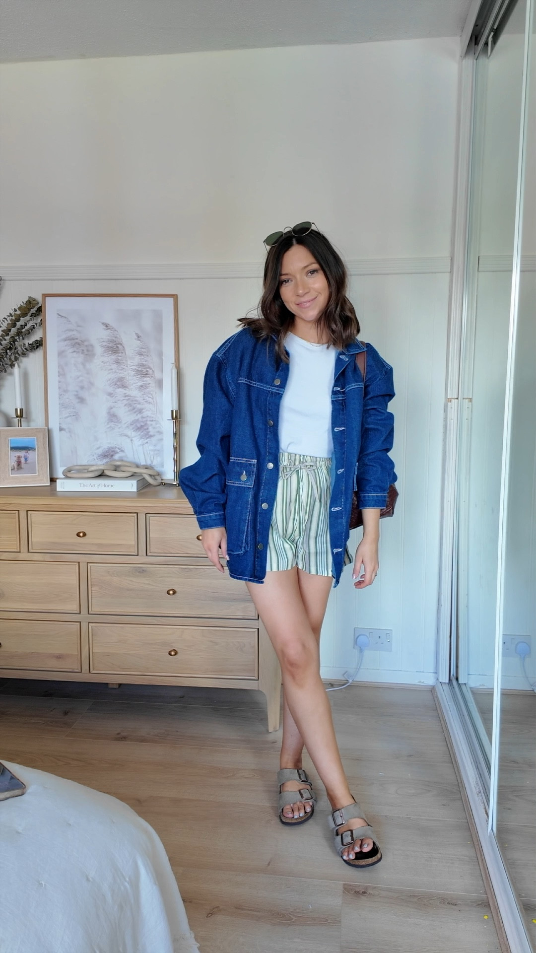 Current favourite everyday outfit 

Denim oversized jacket 
Stripy linen shorts
White bra top
Birkenstocks 

LTKxUNIQLO  #ThisIsMyBestT


#LTKfindsunder50 #LTKSeasonal #LTKeurope