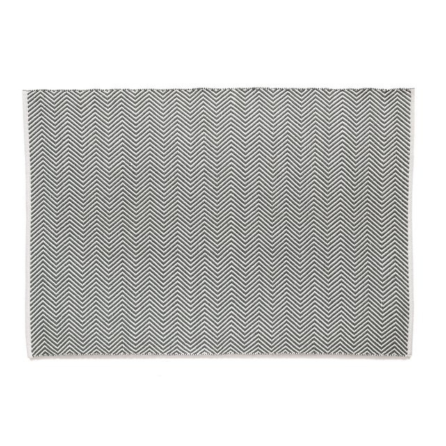 100% Recycled -  Zig Zag Pattern Woven Rug | La Redoute (UK)