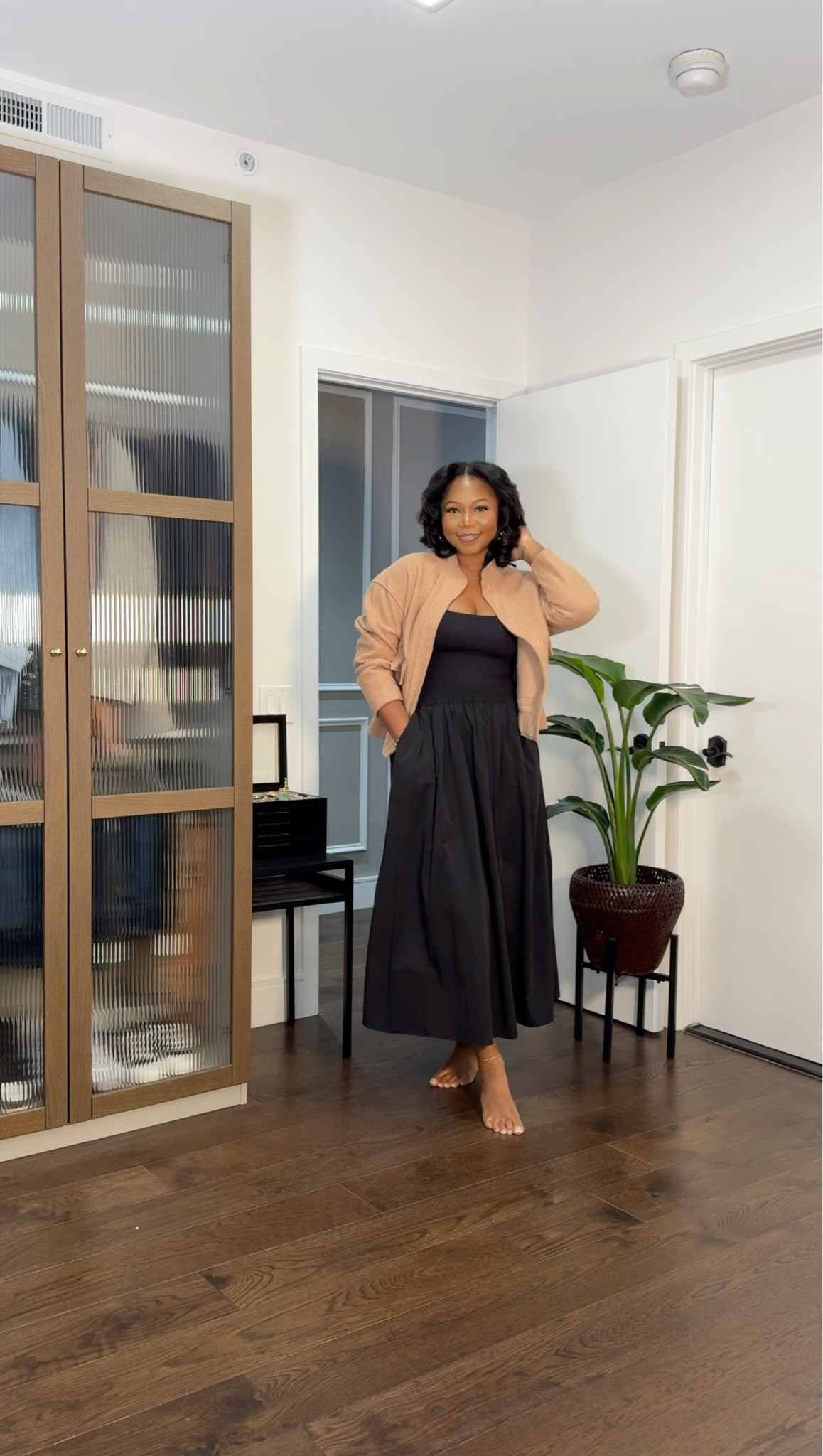 These jackets are so beautiful and versatile. 😍✨ perfect for everyday, work, travel, church looks | I am 5’9 200lbs wearing size Medium in jacket, top and Skirt

#LTKstyletip #LTKmidsize #LTKSeasonal