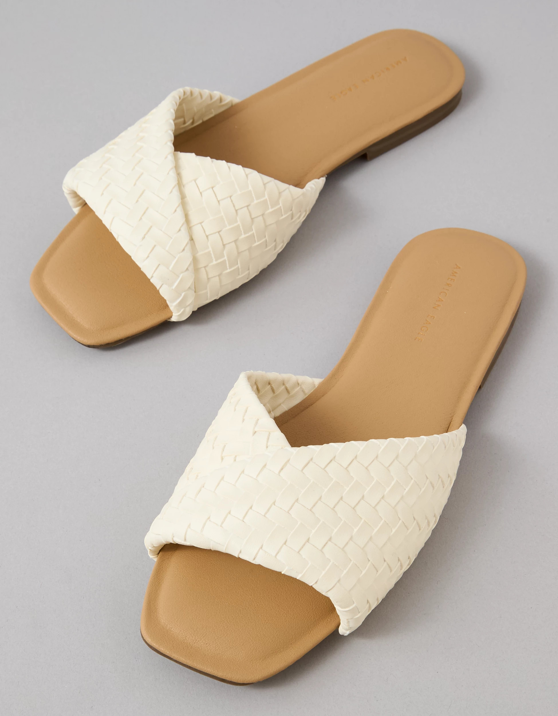 AE Woven Twist Side Sandal | American Eagle Outfitters (US & CA)