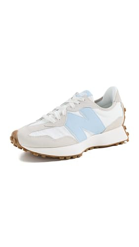 New Balance Womens 327 Timberwolf/Sea Salt/Light Chrome Blue (Women 12 Medium) | Amazon (US)