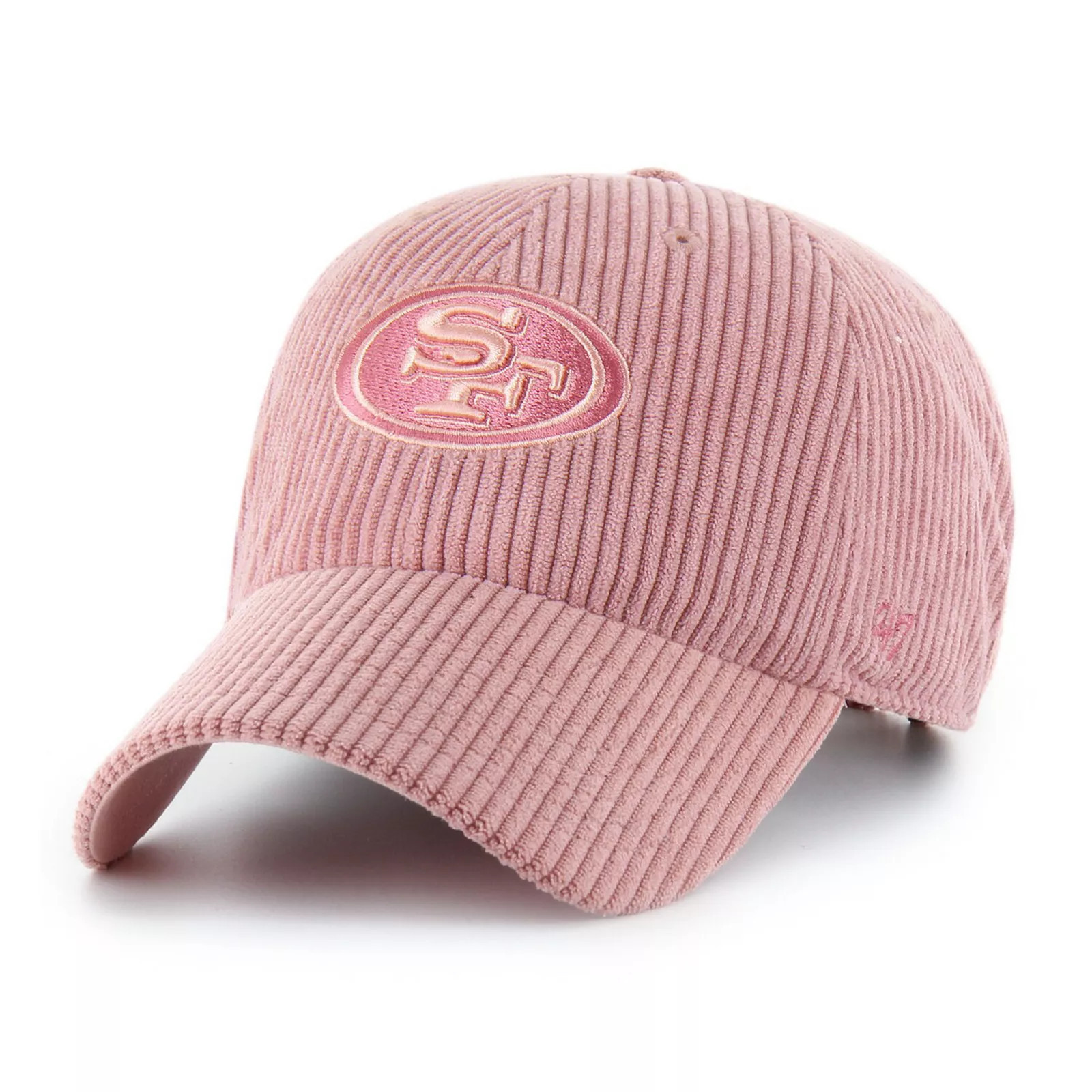 Women's '47 Pink San Francisco 49ers Mellow Corduroy Clean Up Adjustable Hat | Kohl's