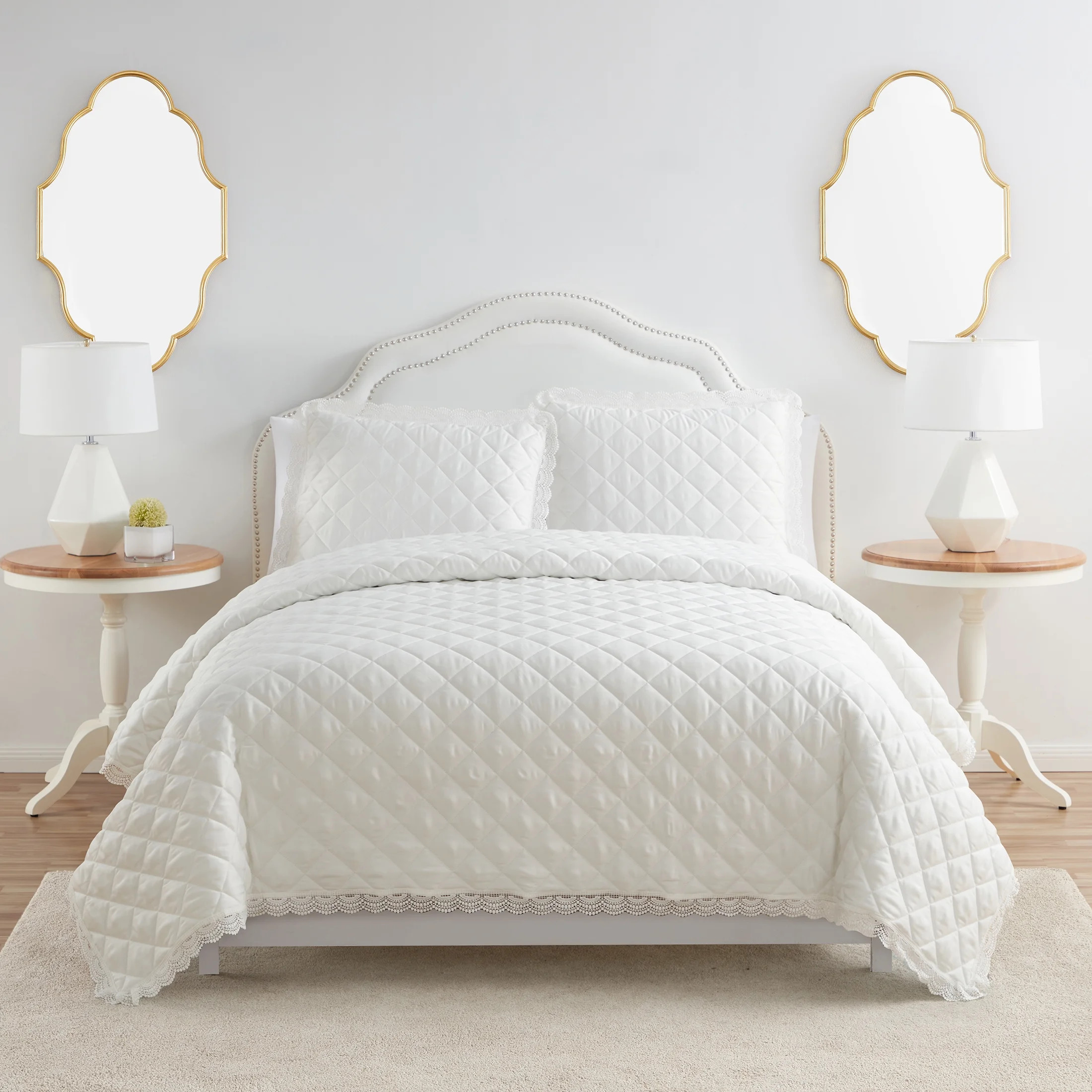 My Texas House Kendall Diamond 3-Piece Quilt Set, Full/Queen with Quilt and Shams - Walmart.com | Walmart (US)