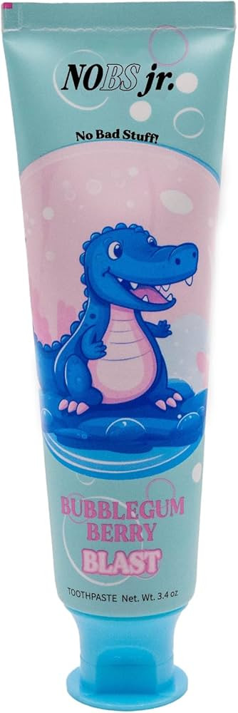 NOBS Jr. Kids Nano Hydroxyapatite Toothpaste – Fluoride Free, SLS-Free, Remineralizing - Dentis... | Amazon (US)