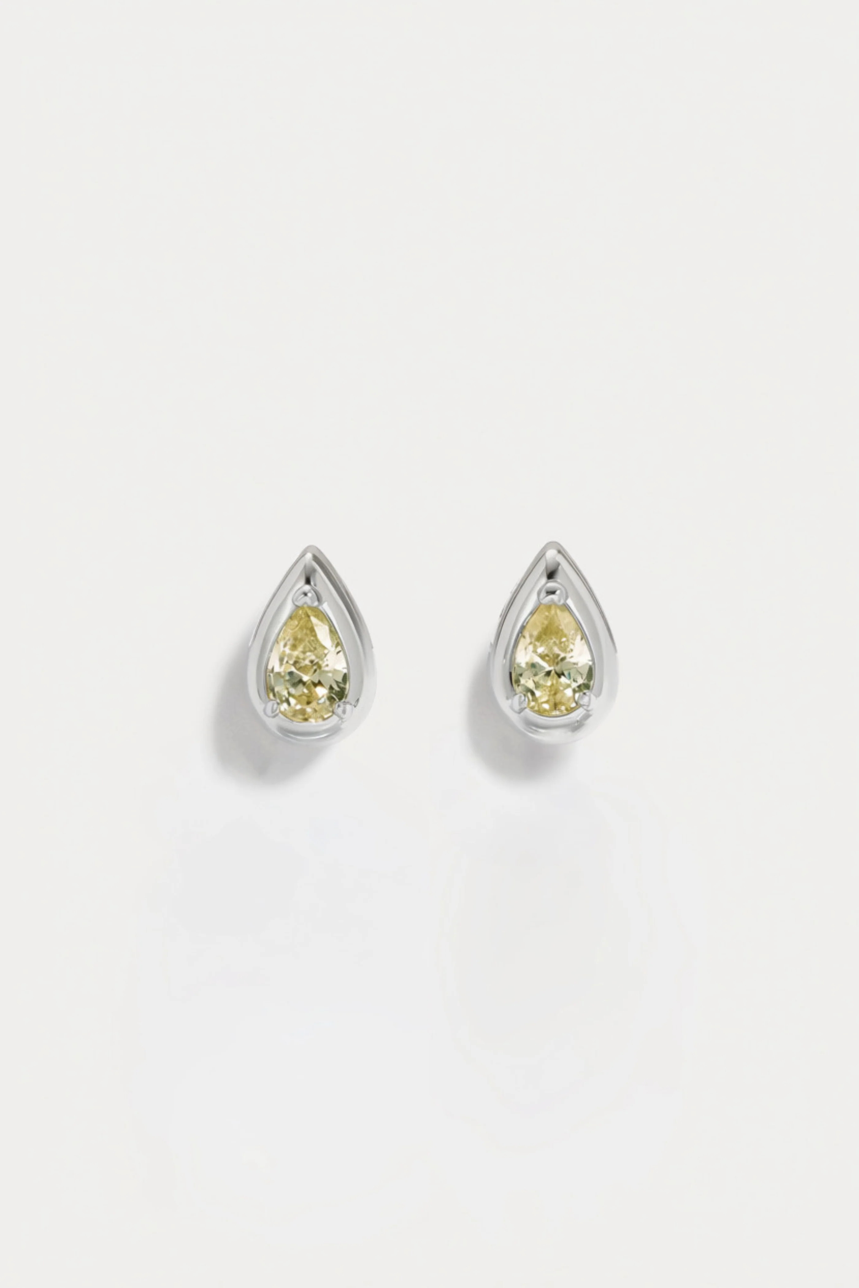 Small Yellow Sapphire Imara Studs | Lili Claspe